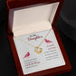 Daughter Encouragement Knot Necklace-[Heartfelt Family Gift]