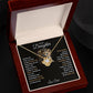 To My Daughter Baby Girl Love Knot Necklace-[Heartfelt Family Gift]