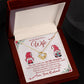 Love Knot Necklace for Wife  Christmas Jewelry Gift  Personalized and Monogrammed Option Available-[Heartfelt Family Gift]