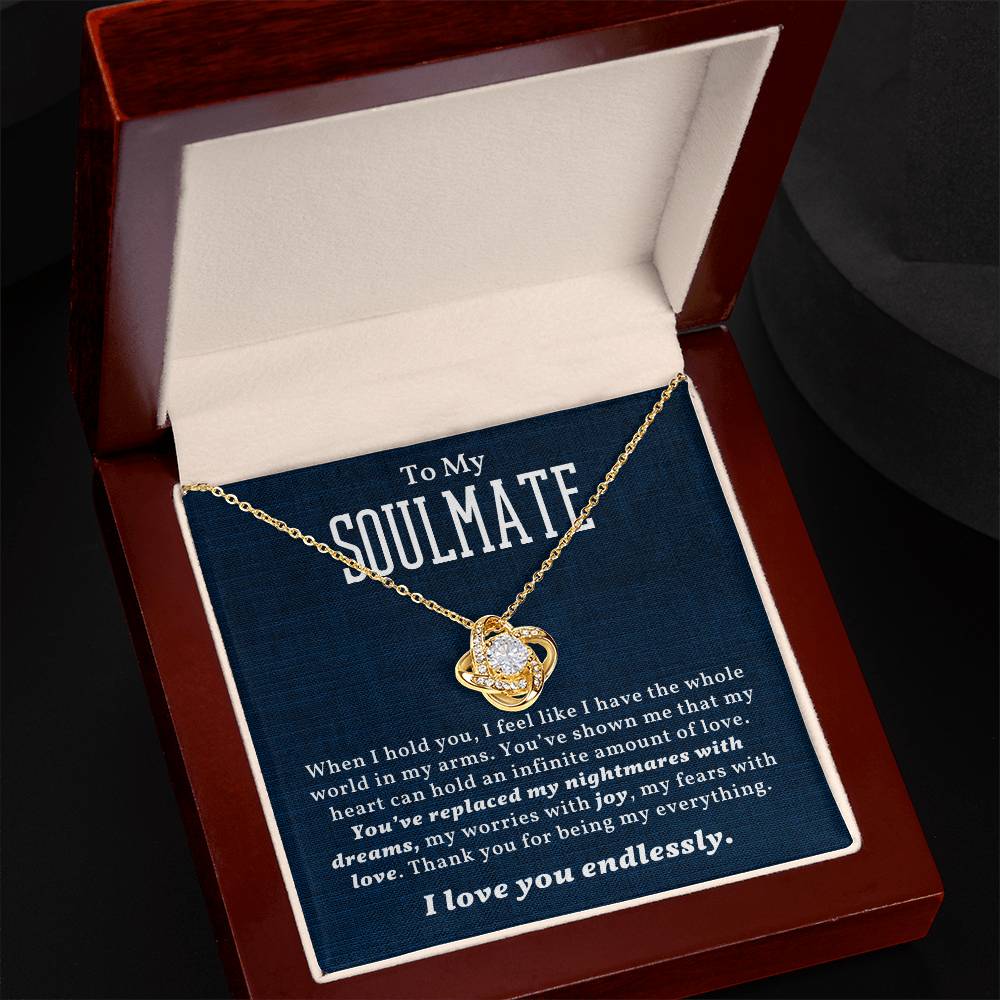 Unique Soulmate Necklace - Perfect Christmas or Valentines Day Gift for Her-[Heartfelt Family Gift]