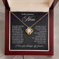 To My Mom Love Knot Necklace-[Heartfelt Family Gift]
