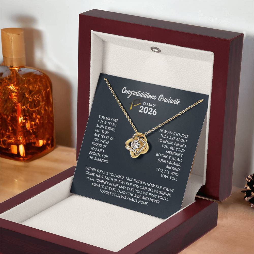 Class of 2026 Necklace - Love Knot