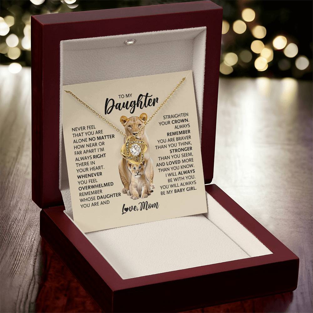 To Daughter Necklace Gift from Mom