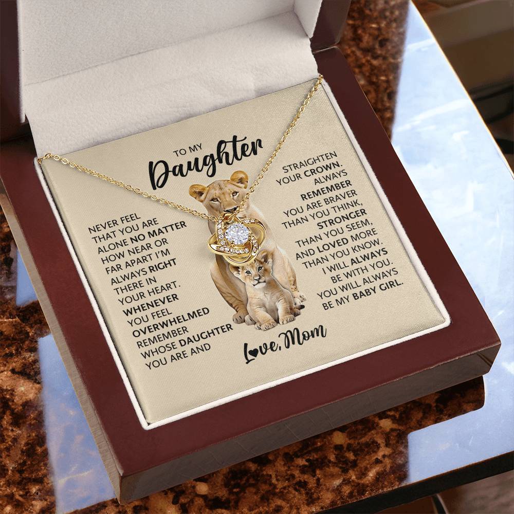 To Daughter Necklace Gift from Mom