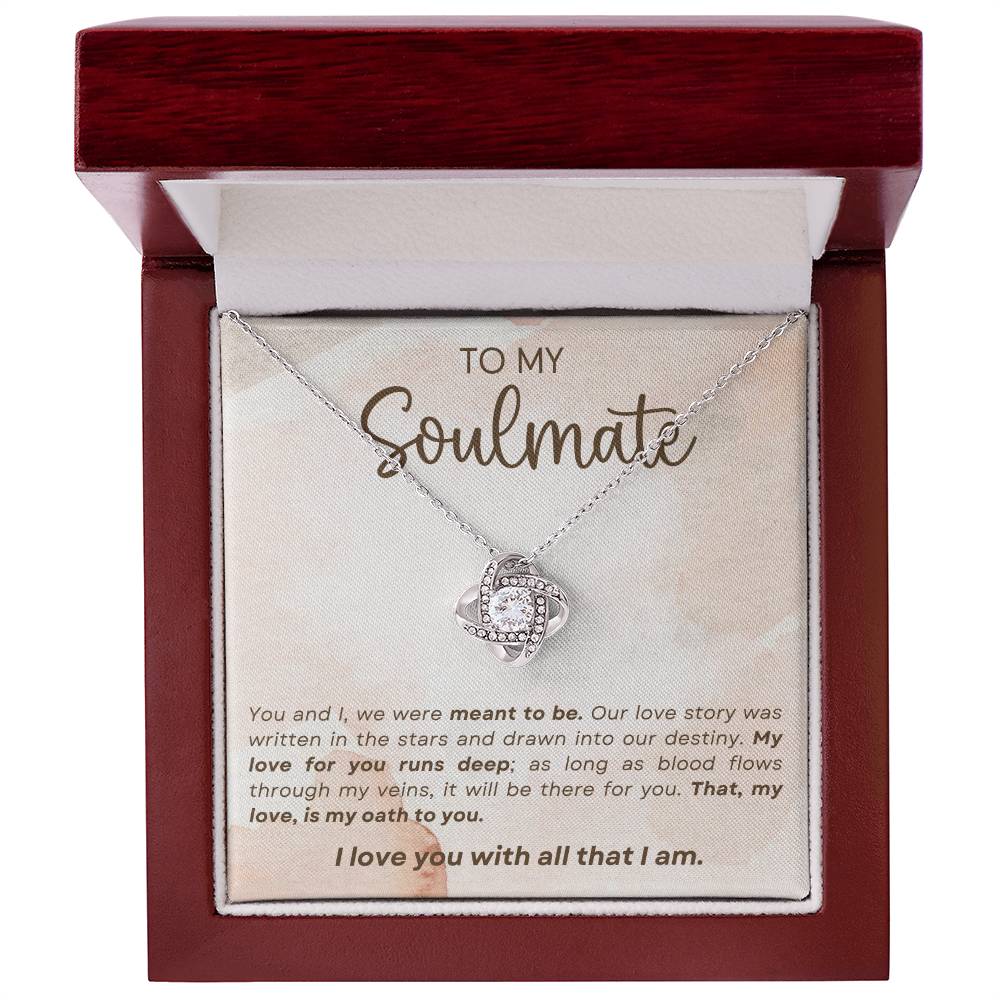 Soulmate Necklace - Perfect Christmas or Valentines Gift for Her-[Heartfelt Family Gift]