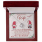 Love Knot Necklace for Wife  Christmas Jewelry Gift  Personalized and Monogrammed Option Available-[Heartfelt Family Gift]