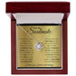 Soulmate My World Love Knot Necklace-[Heartfelt Family Gift]