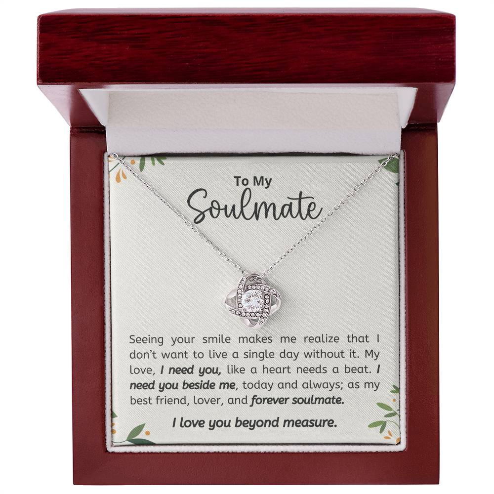 Soulmate Necklace The Perfect Christmas or Valentines Gift for Her-[Heartfelt Family Gift]