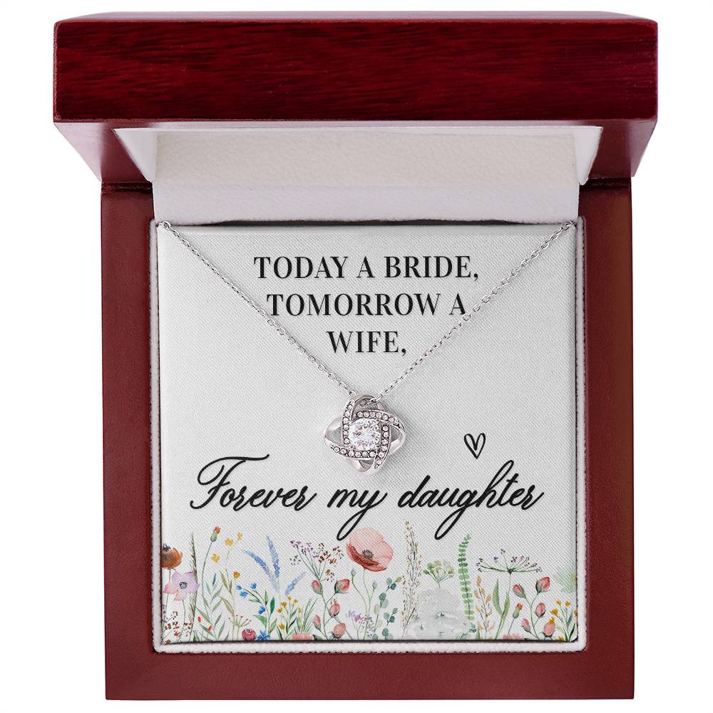 Today a Bride Knot Necklace-[Heartfelt Family Gift]