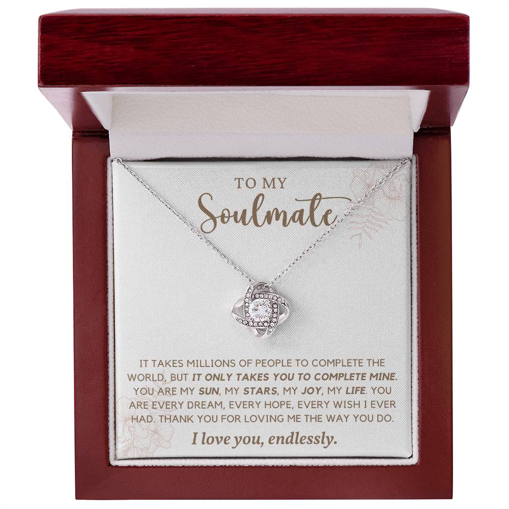 Monogrammed Soulmate Necklace The Perfect Gift for Christmas or Valentines Day-[Heartfelt Family Gift]