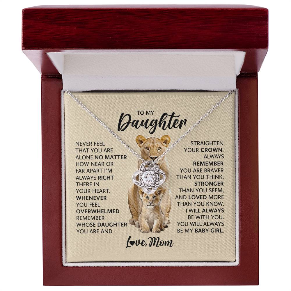 To Daughter Necklace Gift from Mom