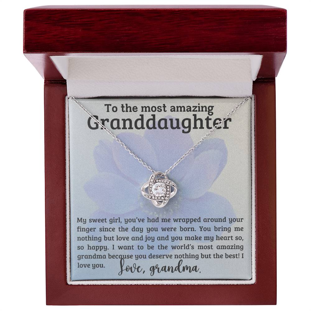 Granddaughter Necklace - Perfect Xmas or Birthday Gift  Meaningful and Elegant Jewelry-[Heartfelt Family Gift]