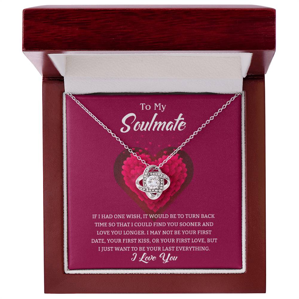 Soulmate Love Knot Necklace-[Heartfelt Family Gift]