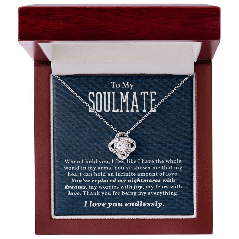 Unique Soulmate Necklace - Perfect Christmas or Valentines Day Gift for Her-[Heartfelt Family Gift]