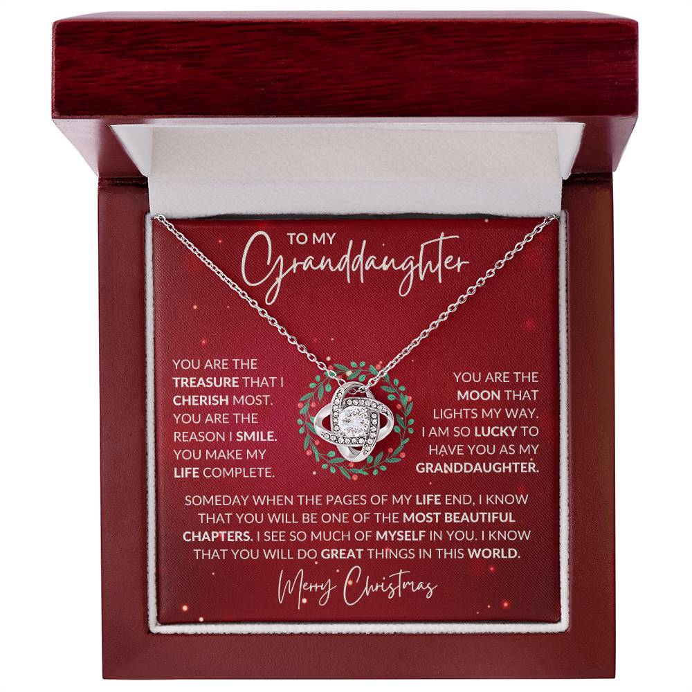 Granddaughter Christmas Necklace Gift-[Heartfelt Family Gift]