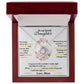 Daughter When The Pages of My Life End Love Knot Necklace-[Heartfelt Family Gift]