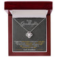 Granddaughter Love and Light Love Knot Necklace-[Heartfelt Family Gift]