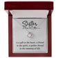 A sister is a gift Knot Necklace-[Heartfelt Family Gift]