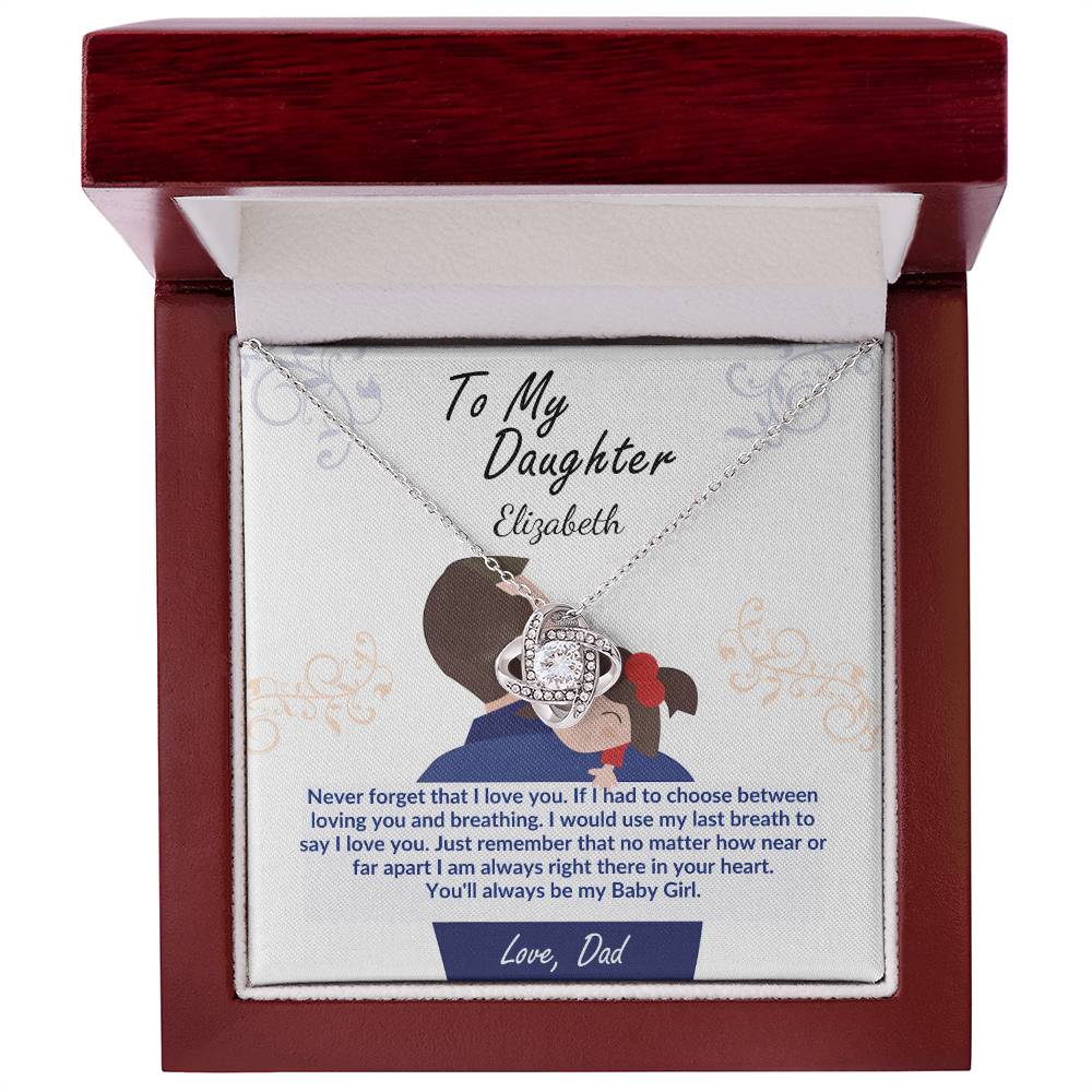 Daughter Necklace Gift from Dad-[Heartfelt Family Gift]