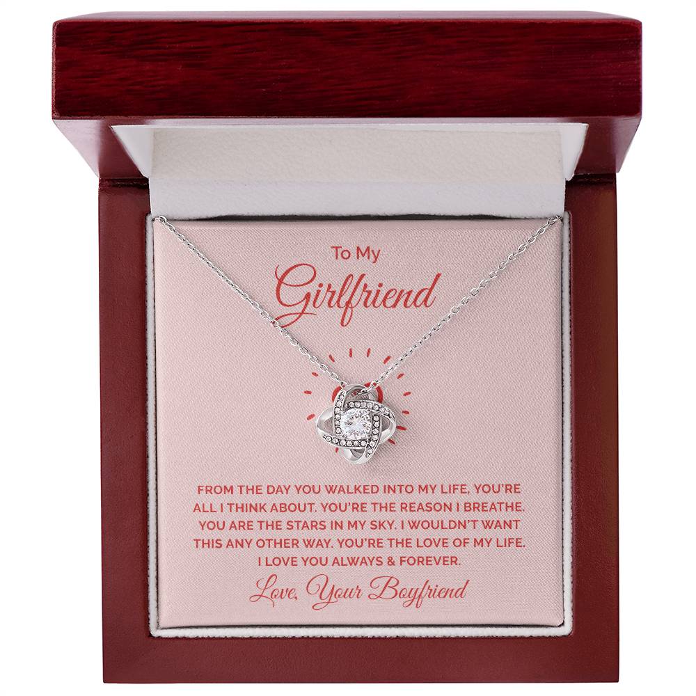 Girlfriend Knot Necklace-[Heartfelt Family Gift]