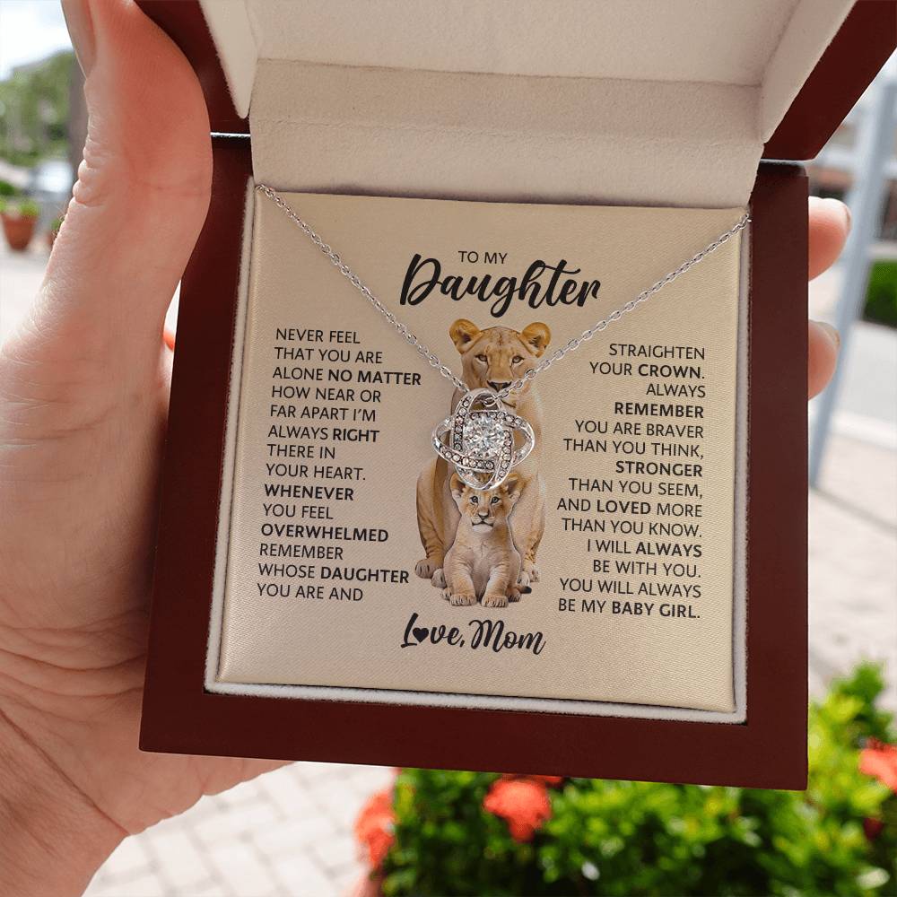 To Daughter Necklace Gift from Mom
