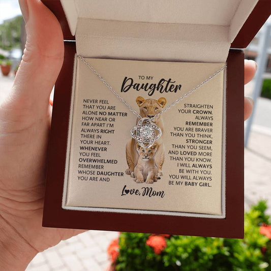 To Daughter Necklace Gift from Mom