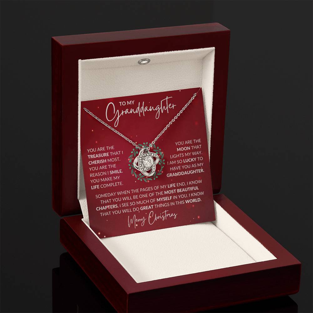 Granddaughter Christmas Necklace Gift-[Heartfelt Family Gift]