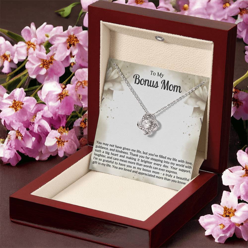 Bonus Mom Knot Necklace Gift