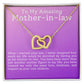 Mother in Law Interlocking Hearts Necklace-[Heartfelt Family Gift]