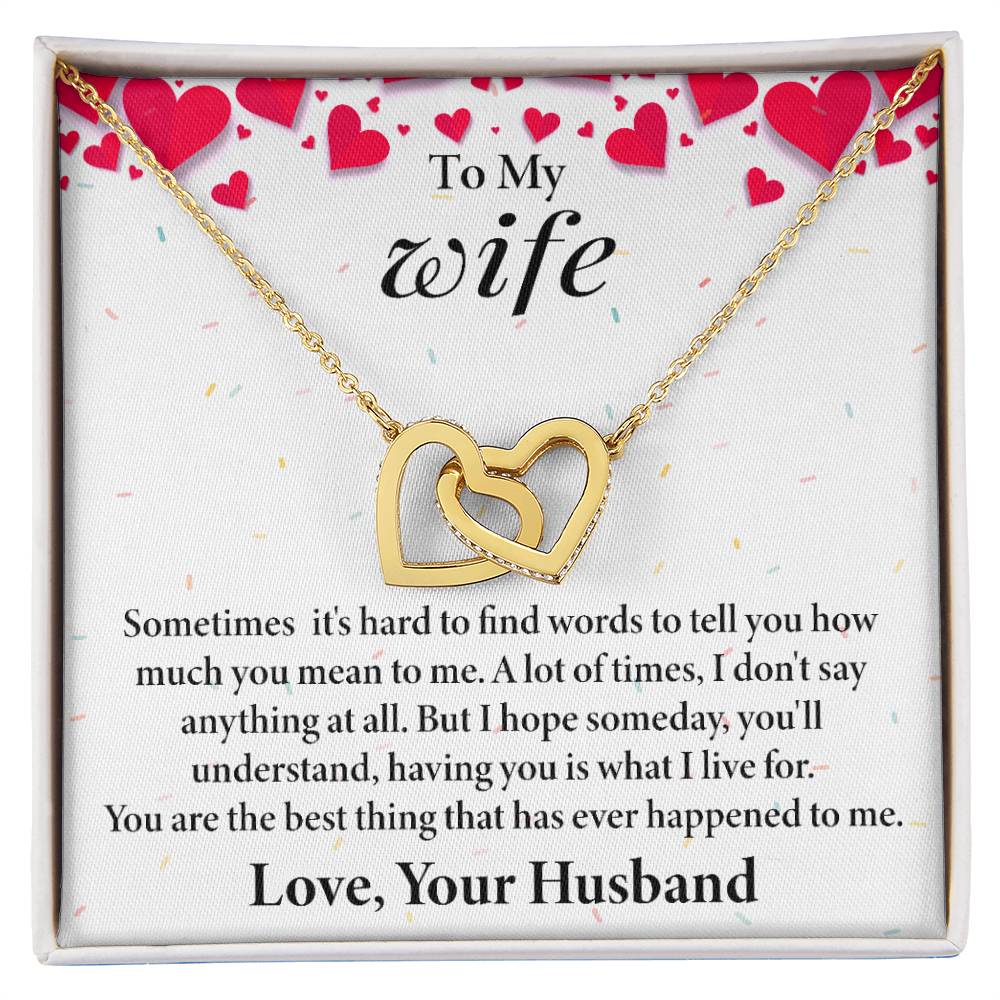Interlocking Hearts Necklace - Perfect Gift for Wife  Shop Now-[Heartfelt Family Gift]