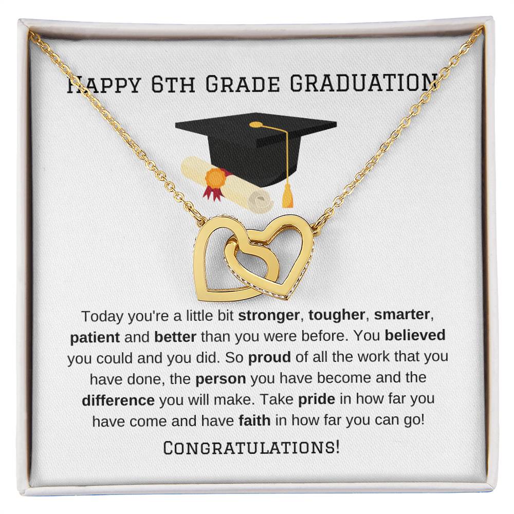 6th Grade Graduation Necklace Gift-[Heartfelt Family Gift]