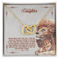 Daughters Interlocking Hearts Necklace - Always with You  Perfect Gift-[Heartfelt Family Gift]