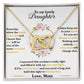 Daughter Pages Heart Necklace - Interlocking Design for Meaningful Gift-[Heartfelt Family Gift]