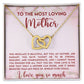 Loving Mother Interlocking Hearts Necklace-[Heartfelt Family Gift]