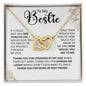 Bestie Interlocking Hearts Necklace-[Heartfelt Family Gift]