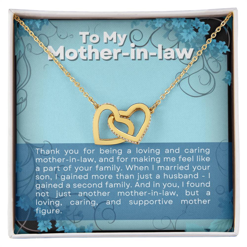 Mother in Law Interlocking Hearts Necklace-[Heartfelt Family Gift]