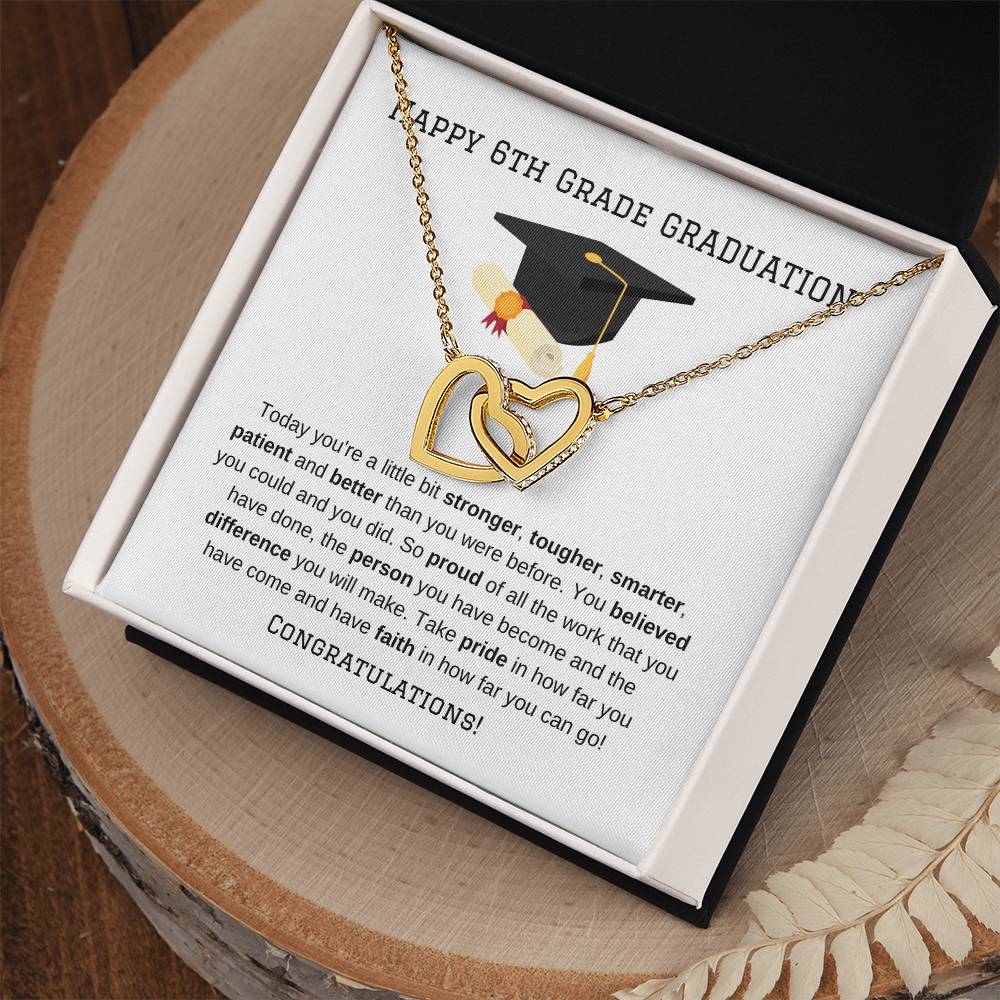 6th Grade Graduation Necklace Gift-[Heartfelt Family Gift]