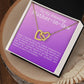 Mother in Law Interlocking Hearts Necklace-[Heartfelt Family Gift]