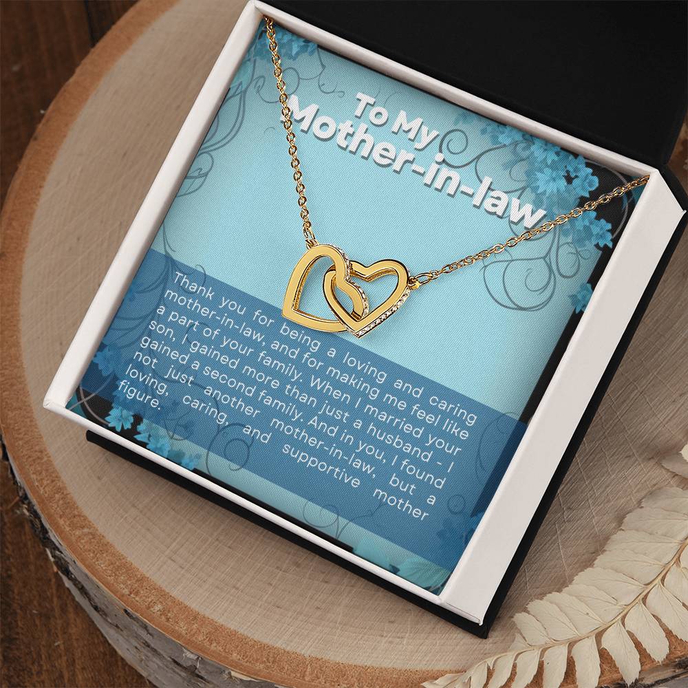 Mother in Law Interlocking Hearts Necklace-[Heartfelt Family Gift]
