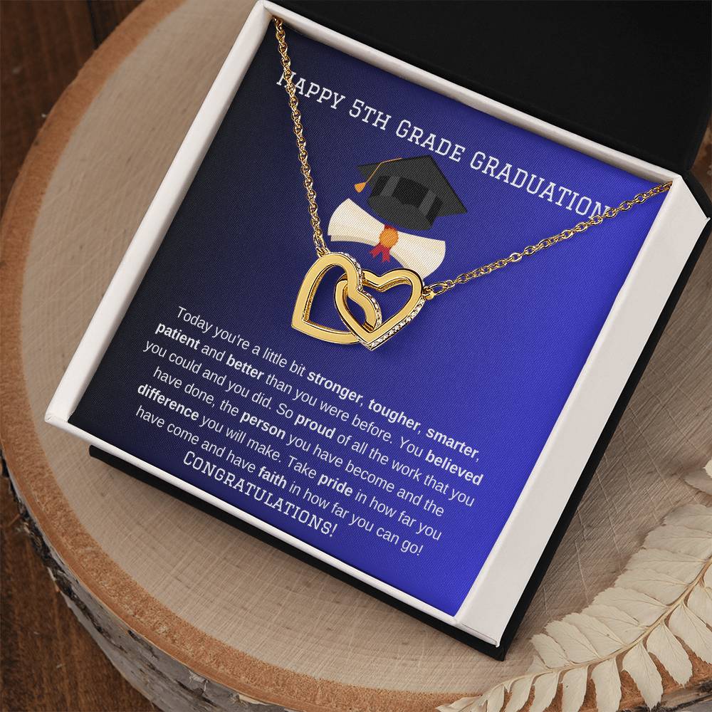 5th Grade Graduation Necklace Gift-[Heartfelt Family Gift]