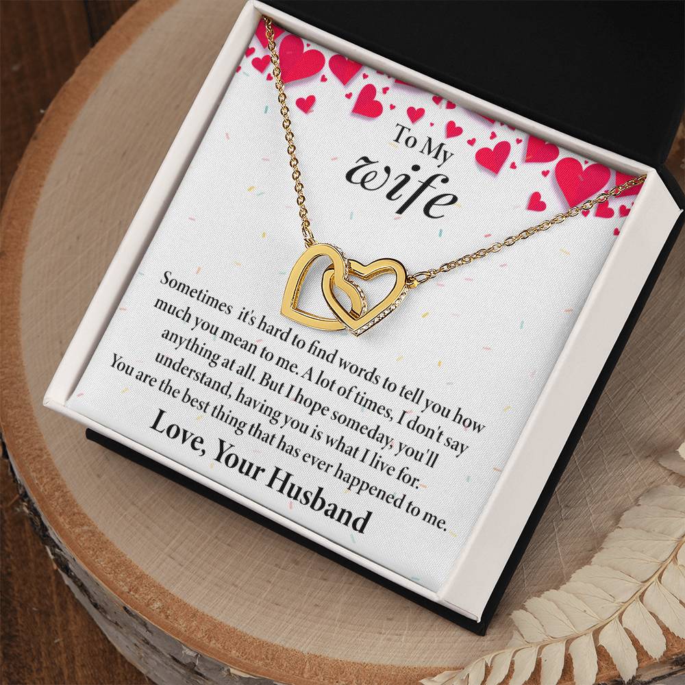 Interlocking Hearts Necklace - Perfect Gift for Wife  Shop Now-[Heartfelt Family Gift]