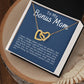 Bonus Mom Interlocking Hearts Necklace-[Heartfelt Family Gift]