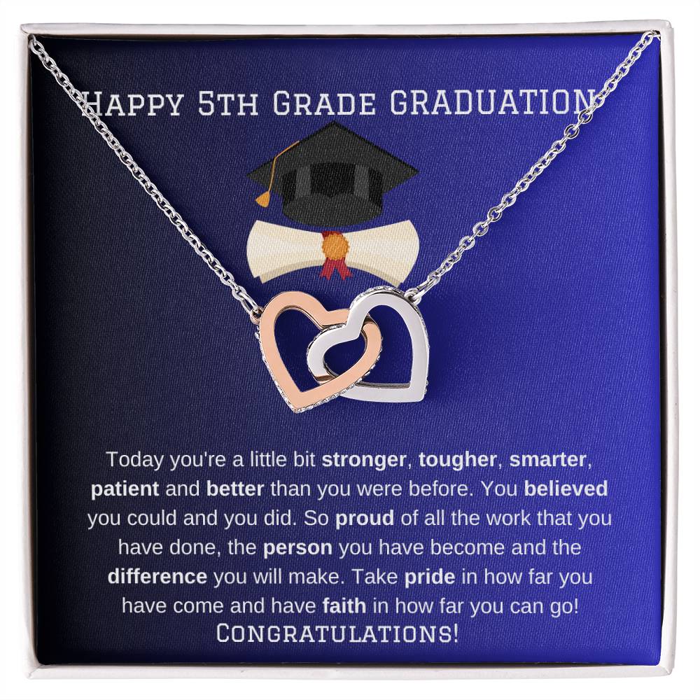 5th Grade Graduation Necklace Gift-[Heartfelt Family Gift]