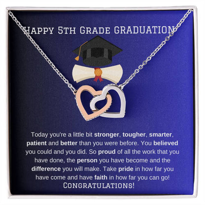 5th Grade Graduation Necklace Gift-[Heartfelt Family Gift]