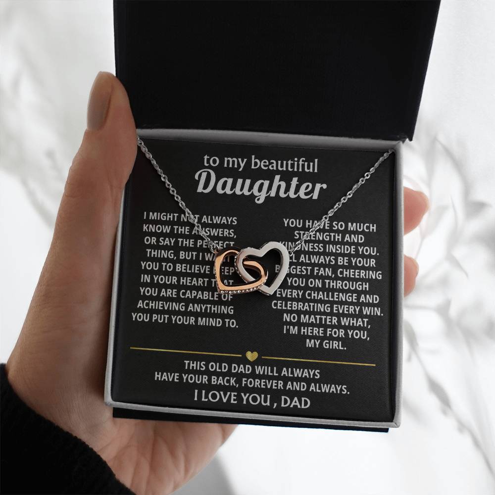 To My Beautiful Daughter, I believe in you, always.