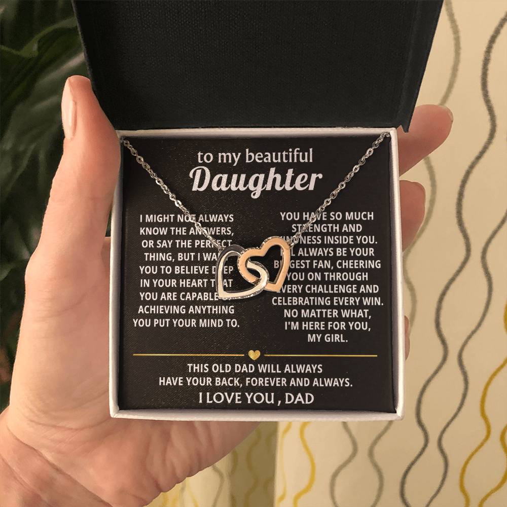 To My Beautiful Daughter, I believe in you, always.