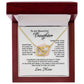 My Beautiful Daughter- Interlocking Hearts Necklace-[Heartfelt Family Gift]