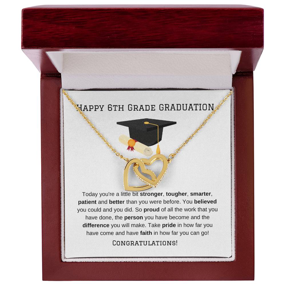 6th Grade Graduation Necklace Gift-[Heartfelt Family Gift]