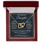 Daughter Proud of You Interlocking Hearts Necklace - Perfect Gift for the Woman Youve Become-[Heartfelt Family Gift]