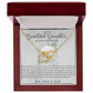 Beautiful Daughter on Your Wedding Day Interlocking Hearts Necklace-[Heartfelt Family Gift]